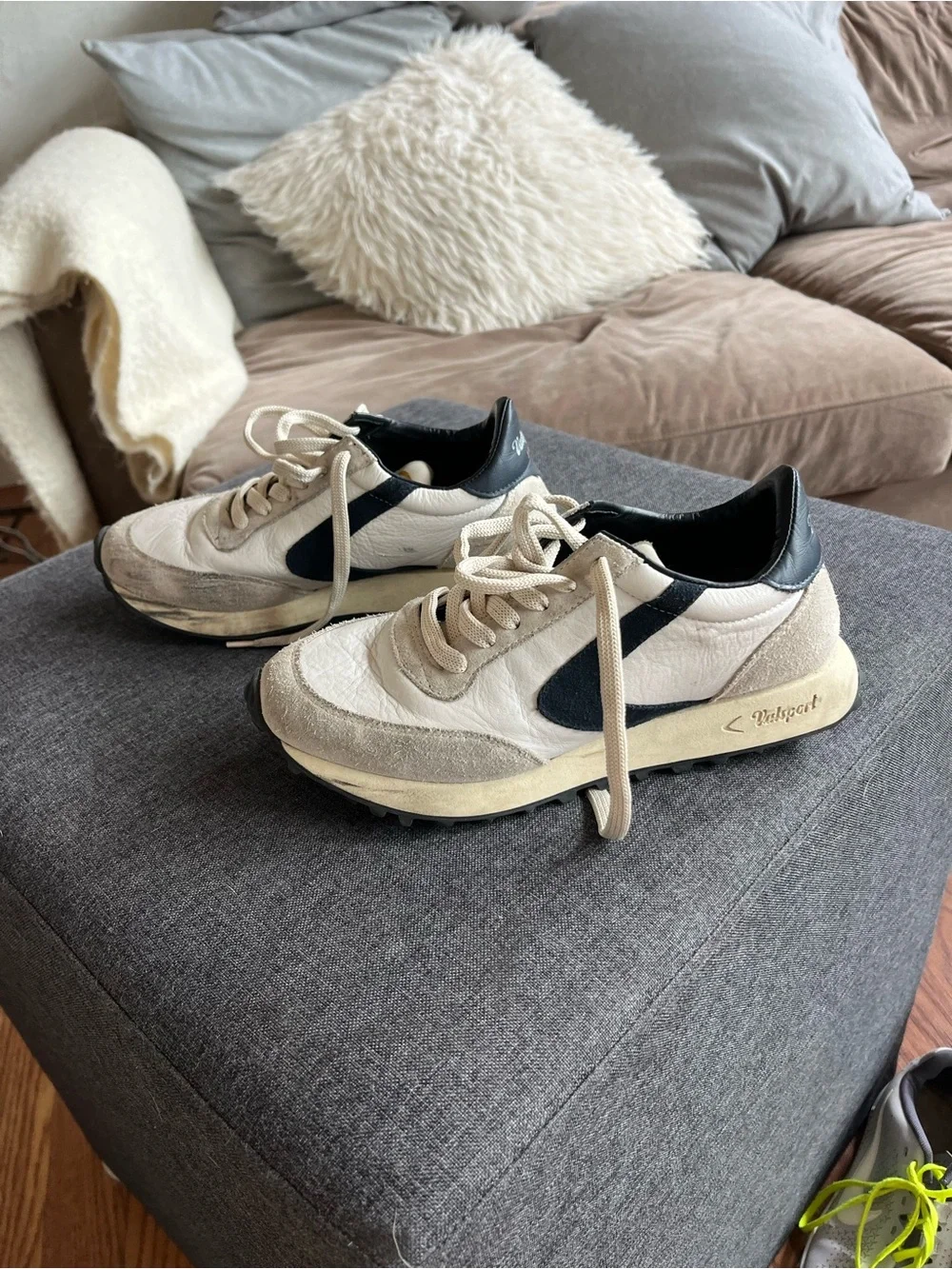 Valsport 1920 Black Leather Sneaker (Size 37)